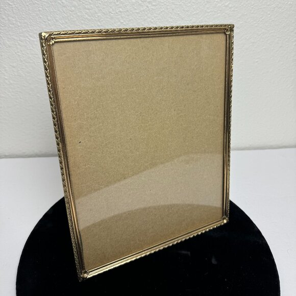 Vintage Gold Metal Picture Frame 8